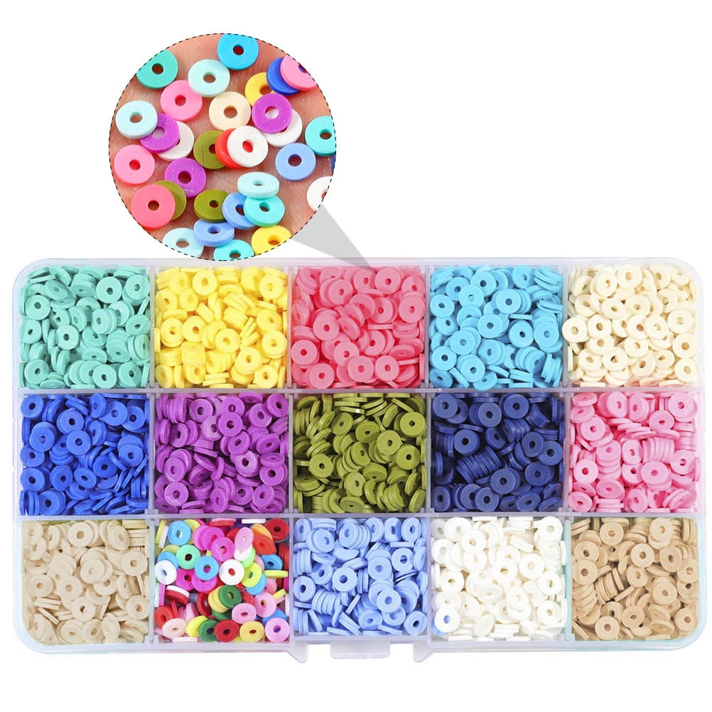 BESTYASH 3600Pcs Diy Beads Soft Clay Various Shapes For Cognitive ...
