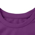 thumbnail image 7 of Womens Valentines Sweatshirt Oversized Long Sleeve Heart Love Shirts Crewneck Cute Pullover Sweater Tops, M Purple, 7 of 7