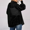 thumbnail image 4 of Ofreoo Plus Size Sweaters for Women Fashion Winter Loose Solid Long Sleeve Cardigan,Holiday,Wedding,Party ,on Clearance, 4 of 7