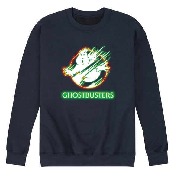 Ghostbusters - Neon Logo Graphic Fleece Sweatshirt