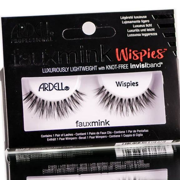 Wispies , Ardell Professional Faux Mink Designer Lash Collection , Hair Scalp Skin Body - Pack of 3 w/ SLEEK Teasing Comb