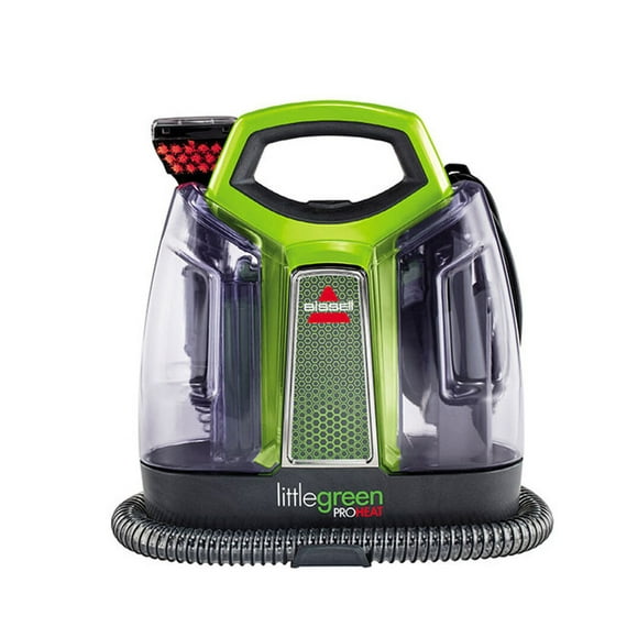 BISSELL 2513E Little Green Proheat Portable Deep Cleaner/Spot Cleaner with self-Cleaning HydroRinse Tool for Carpet and Upholstery