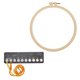 thumbnail image 1 of Kit De Bordado, Aro De Bordado De Decoración Clásica Para Principiantes Para Amantes De Las Manualidades De Bricolaje Para Uso Diario Para Regalo ANGGREK Cross Stitch Kits, 1 of 8