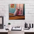 thumbnail image 5 of Epic Graffiti 'Date Night' by Lucia Heffernan, Canvas Wall Art, 18"x18", 5 of 8