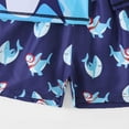 thumbnail image 7 of Gelikeya Kids' Swimwear Size 5-6 Swim Shirts Bathing Suit Short Sleeve Toddler Bathing Suit Boy (Toddlers, Blue, 5-6 Years), 7 of 7