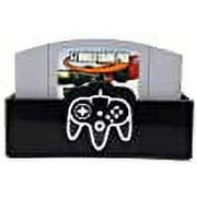 Skywin N64 Game Storage - N64 Game Holder Fits and Organizes N64 Cartridges - Simple and Stylish Design to Show Off Your Game Collection (1 Pack)