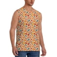 thumbnail image 2 of Kdxio Autumn Leaves 3 for Men's Muscle T-shirt,Sleeveless for Workout Running Athletic Gym Lounge Casual, 2 of 5