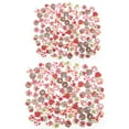 thumbnail image 1 of Craft Wooden Buttons, Excellent Workmanship Decorative Accessories Painted Flowers Wood Buttons Composite Wood 20mm / 0.8in Wooden Buttons  For DIY Projects, 1 of 8
