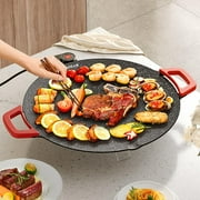 AORAN KITCHEN Indoor Grills Electric Smokeless – Nonstick Griddle for Use, Compact & Versatile Cooking for Steaks, Pancakes, and BBQ