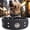Black(collar), variant on TJOUL Leather Dog Collar, 2 inches Wide Heavy Duty Genuine Leather Collars, Handmade, Soft, and Luxury, Eye-catching Best Choice for Large and Medium Breed Dogs 22.5-26.5 inches