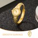 thumbnail image 3 of YSNOOWE Anillo Ajustable Para Dedo En Metal Dorado Con Creativo Para Mujer, 3 of 8