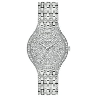 Bulova Women's 98R98 Stainless Steel and Diamond Two-Tone Watch