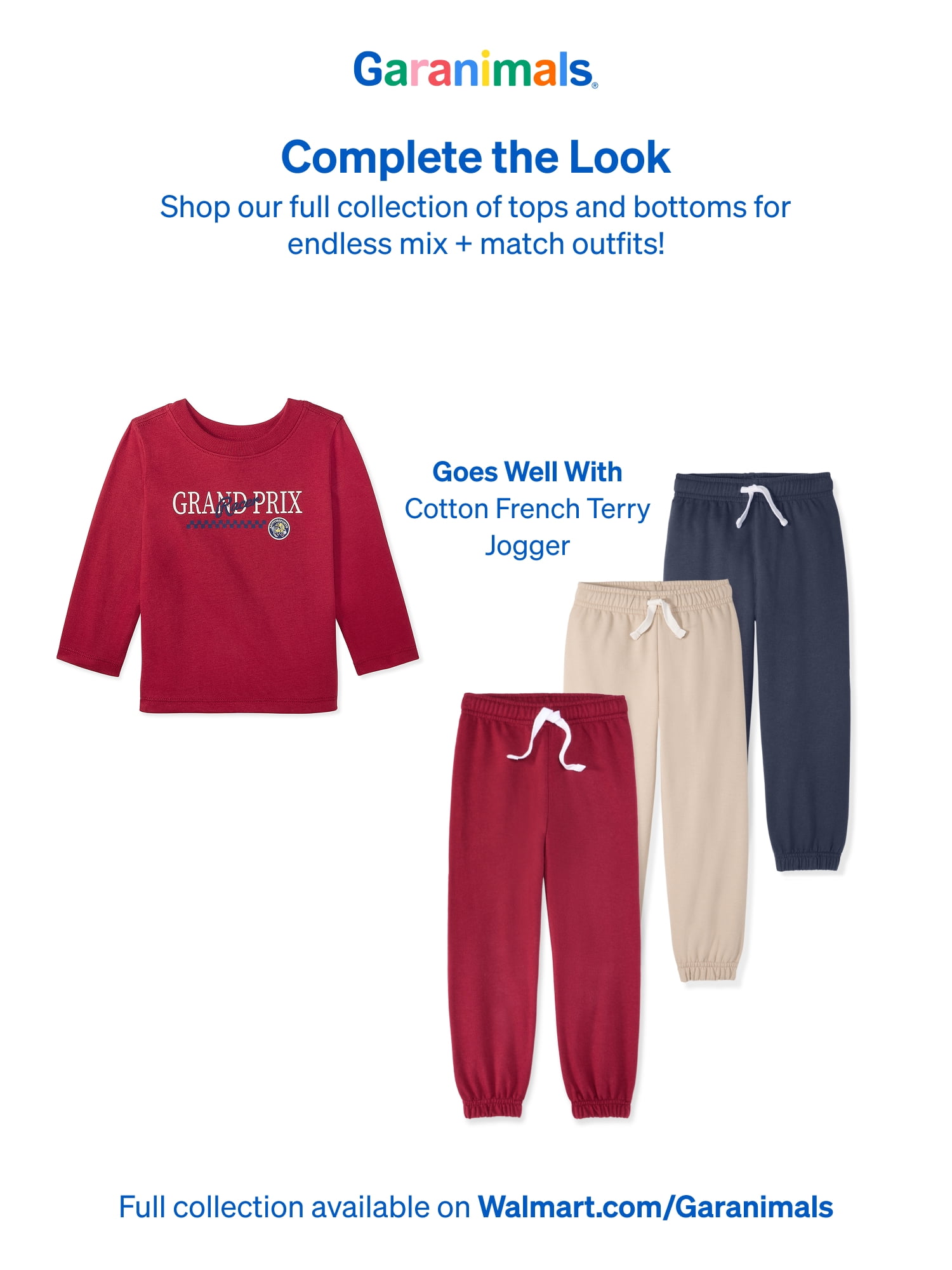 Garanimals Baby & Toddler Boys Long Sleeve Shirts, Single & 3-Pack, Sizes 0-6T