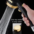 thumbnail image 2 of Cabezal de ducha mejorado de alta presión, 3 modos, cabezal de ducha ajustable de mano para ahorro de agua, boquilla de pulverización presurizada, suministros de baño Tan Jianjun unisex, 2 of 2