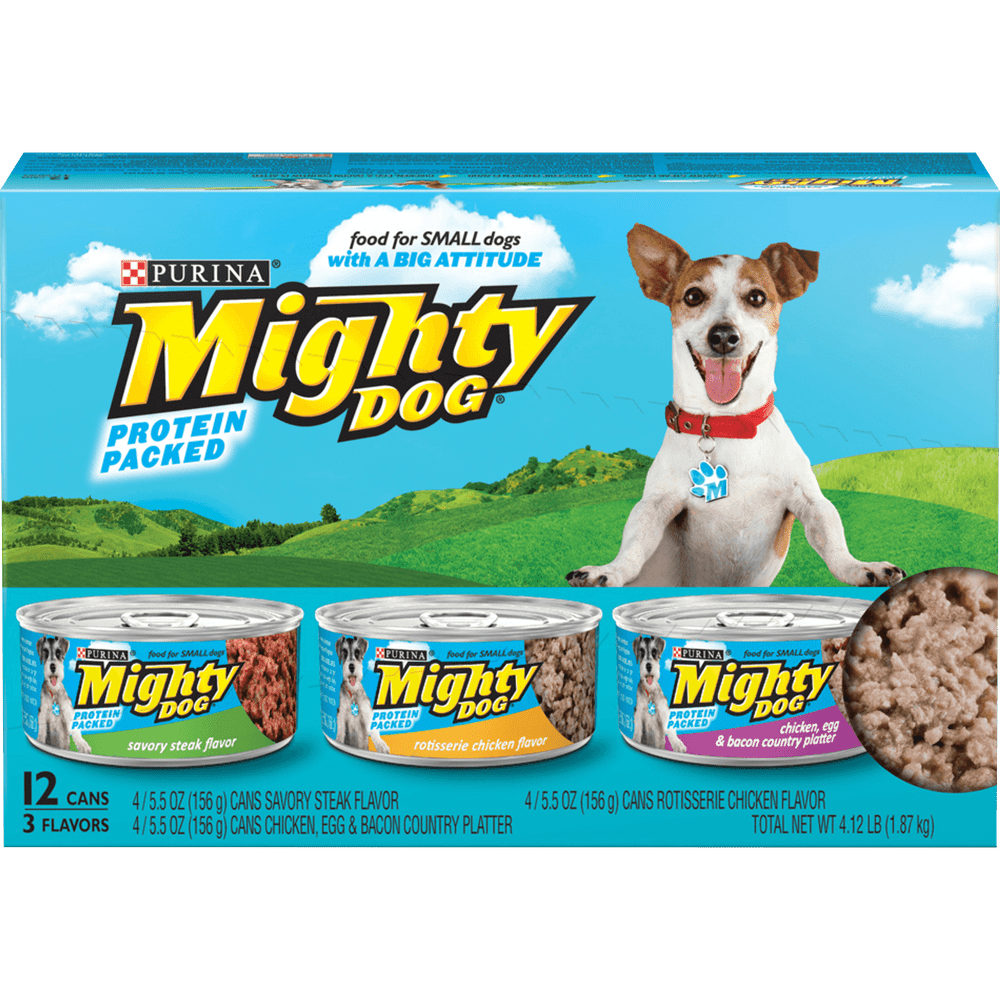 (12 Pack) Purina Mighty Dog Small Breed Gravy Wet Dog Food