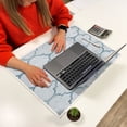 thumbnail image 3 of Sussexhome Large Mouse Pad for Desk - Cotton Mousepad for Desktop, Table, Office Desk Pad - Thin, Light, Portable Laptop Mat for Computer Mice - Machine Washable, Non-Slip, Foldable - 18" x 24", 3 of 8
