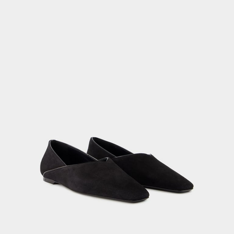 トーテムスウェーデン Toteme The Everyday Flat Ballerinas Totême Female The Everyday Flat Ballerinas - Toteme - Suede