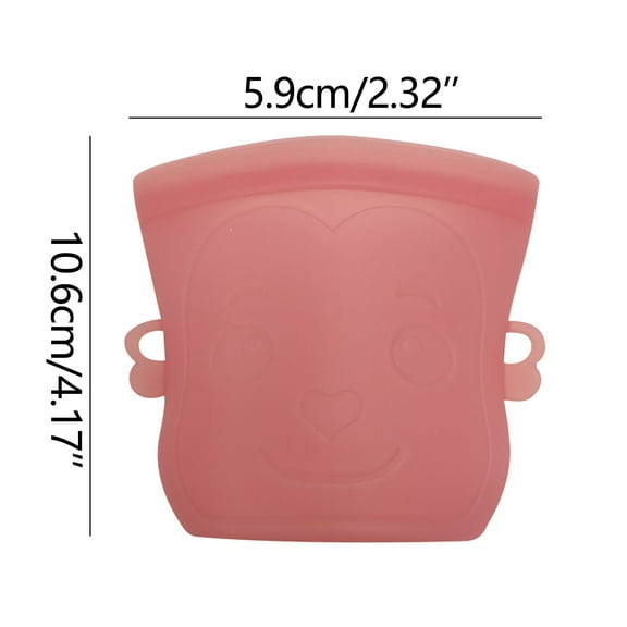 Zmeidao Silicone Storage Bag Children's Snack Sealed Bag Vegetable Fruit Milk Preservation Bag Heating Freezer Bag