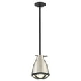 thumbnail image 2 of Nuvo 62-861 - Thrust Small LED Pendant; Brushed Nickel / White Accent Finish, 2 of 2