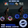 thumbnail image 3 of Activ Life LED Bike Wheel Lights Bicycle Spoke Light for Night Riding Multicolor 2-Pack, Easter Gift, 3 of 7