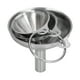 thumbnail image 1 of Juego de Embudos ANGGREK de Cocina de 3 Piezas Para El Hogar de Acero Inoxidable Con Círculo Para Aceite Esencial, 1 of 8