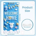 thumbnail image 2 of Pink Theme Welcome Home Banner Heart Pattern Baby Welcome Display Elephant Design Bow Decoration Newborn Backdrop for Newborn Welcome Baby Homecoming Baby Shower, 2 of 9