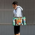thumbnail image 6 of Saiise Scooby-Doo Print Travel Duffel Bag,Weekender Bags for Women Men with Shoe Compartment,Carry on Overnight Bag with Toiletry Bag, 6 of 6