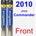 2010 Jeep Commander Wiper Blade Set/Kit (Front) (2 Blades) Hybrid