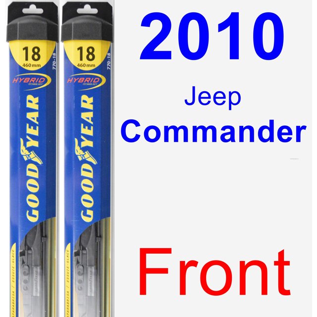 2010 Jeep Commander Wiper Blade Set/Kit (Front) (2 Blades) Hybrid
