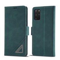 Compatible for Samsung Galaxy S20 Wallet Case, Soft TPU Protective Shockproof Card Slots Storage Flip Purse Phone Cover with Kickstand Magnetic Folio Case for Samsung Galaxy S20 6.2 Inch,Green