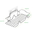 thumbnail image 3 of Yuarrent Organizador de almacenamiento de 2 piezas, estante de ducha montado en la pared, soporte multifuncional sin perforaciones para artículos Organizadores de utensilios de cocina Yuarrent  HA065684-00, 3 of 6