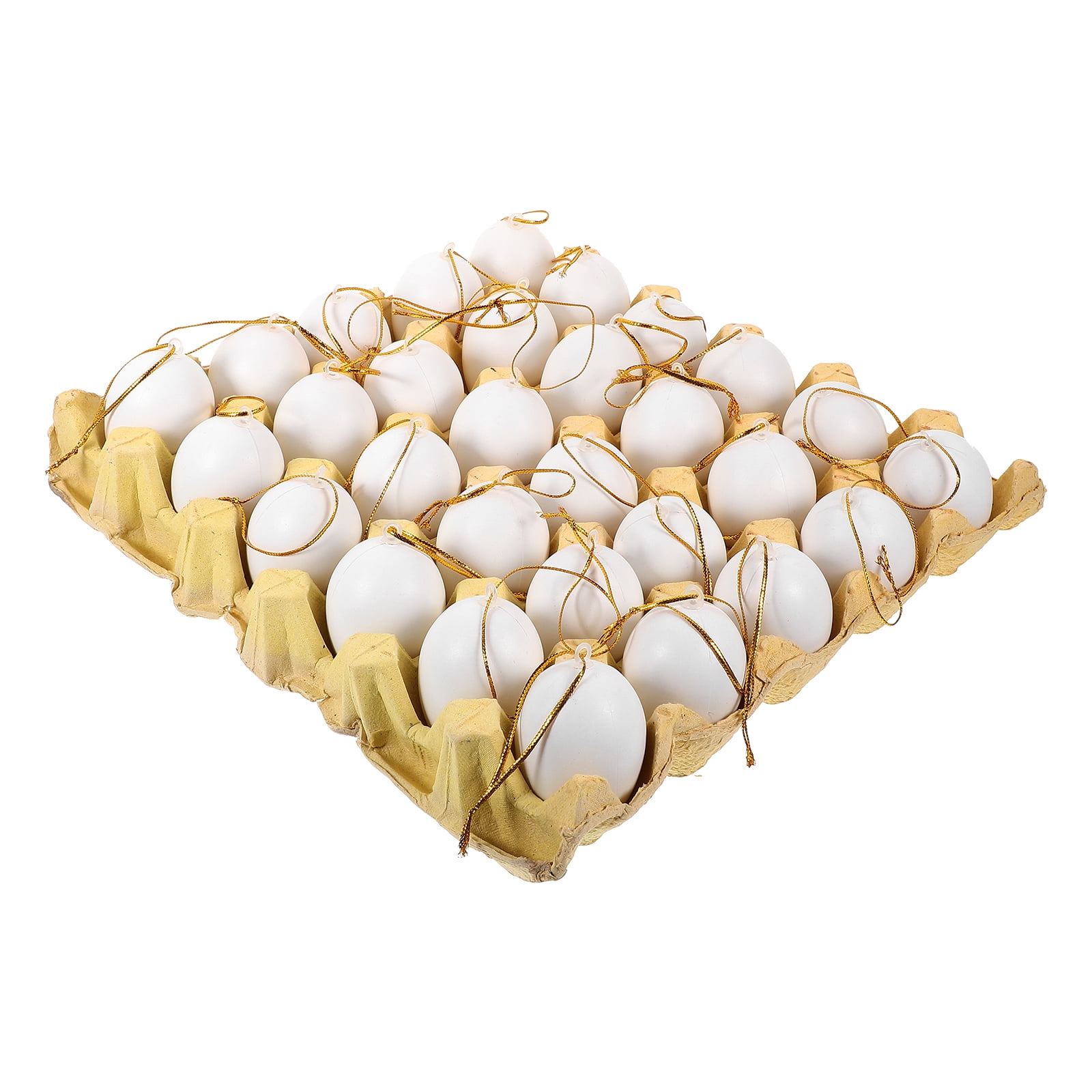 Worgeous 2 Sets  of Easter DIY Eggs Simulated Easter Eggs Egg Graffiti Toys Kids Egg Painting Toys Easter Eggs