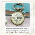 thumbnail image 5 of Anchor Gutsy Goodness Bronze Keychain When You Go Through Deep Waters Faith Charm Jewelry, 5 of 8