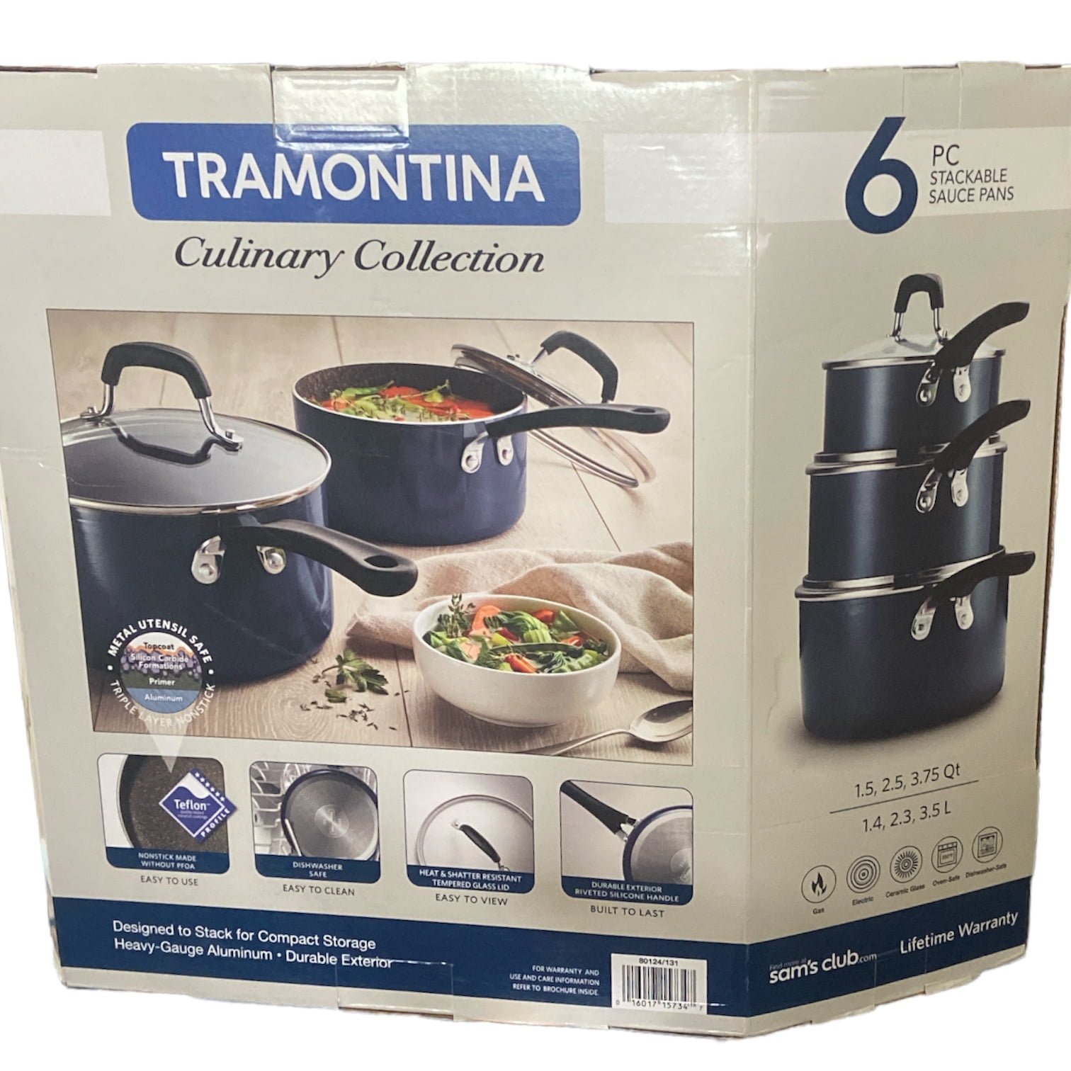 Tramontina 6-piece Stackable Sauce Pot Set – ShopEZ USA
