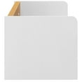 thumbnail image 3 of Modway Kinetic Wall-Mount Modern Wood Shelf in White and Natural, 3 of 8