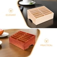 thumbnail image 3 of KONTONTY 2Pcs Classroom Cell Phone Storage Box for Educational Institutions Phone Holder with Wood Finish, 3 of 8