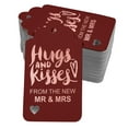 thumbnail image 1 of Inkdotpot Real Rose Gold Foil Hugs And Kisses From The New Wedding Tags Favor Hang Paper Tags 50 Pieces, 1 of 6