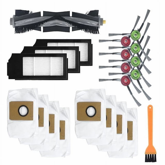 21 Uds para Ecovacs Deebot X1 Turbo X1 Omn filtro de cepillo lateral de cepillo principal