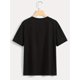 thumbnail image 2 of Chic Valentine's Day 'Cupid's Favorite Mimi' Women's Black T-Shirt - Stylish Love Expression, Casual Crew Neck Short Sleeve Top, 100% Cotton, Perfect for Spring & Summer Wear, Valentine's Day T-Shirt, 2 of 8
