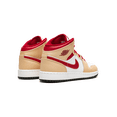 thumbnail image 3 of Jordan GRADE SCHOOL Air Jordan 1 Mid GS "Beige / Red" 554725 201 554725 201 from Stadium Goods, 3 of 8