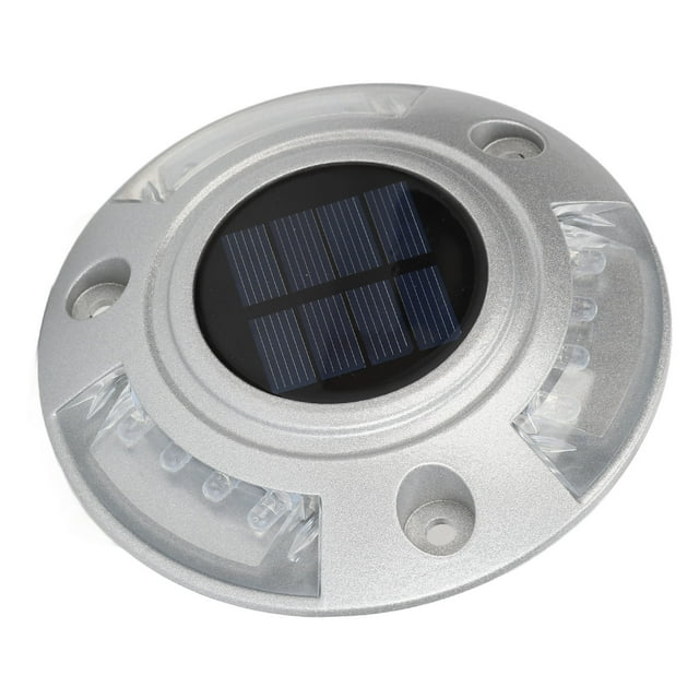 Éclairage Automatique en Alliage d'Aluminium Solaire Goujon de Route Imperméable IP68 6V 1.8W LED Éclairage de Pont