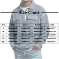 thumbnail image 3 of DIOAZUD Waffle Long Sleeve Shirts for Men Button Up Collared Golf Shirts Loose Fit Comfy Shirt with Pockets Front Solid Color Casual Pullover Tops, 3 of 6