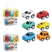 FEOLGEHLY Toddler Car Toys Drive Vehicle Model,Baby Toy Cars for 1 2 3 Year Old Boys Girls,Cute Twist-Forward Movement Clockwork Spring Engineering Car Toy Birthday Gifts,Christmas Stocking Stuffers
