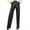 Black, variant on Faux Leather Pants for Women Vintage PU High Waisted Flare Leggings Straight Wide Leg Pleather Pants with Pockets