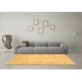 thumbnail image 3 of Ahgly Company Indoor Round Oriental Brown Traditional Area Rugs, 6' Round, 3 of 4