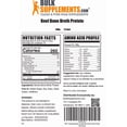 thumbnail image 6 of BulkSupplements Beef Bone Broth Protein Powder - Dairy Free & Lactose Free Protein Powder - Unflavored, 22g per Serving, 500g (1.1 lbs), 6 of 6