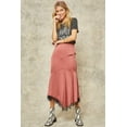 thumbnail image 4 of A Solid Woven Midi Skirt, 4 of 5