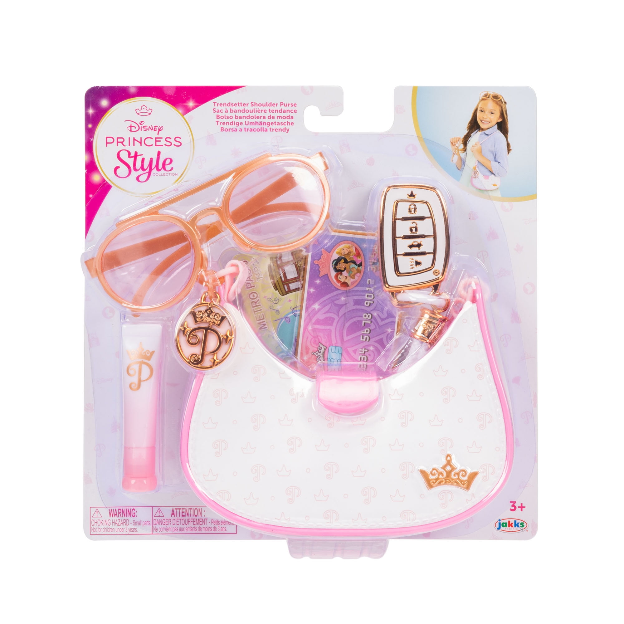 Disney Princess Style Collection Trendsetter Shoulder Purse for Fashionable Play