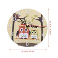 thumbnail image 2 of Household Decorative Table Clock Cartoon Owl Pattern Clock Novelty Mute Desk Clock Decoration, 2 of 8