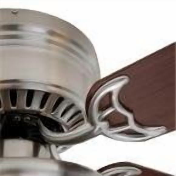 Hugger 52" Nickel Traditional LED Ceiling Fan